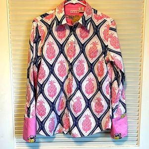 Tizzie pineapple blouse.